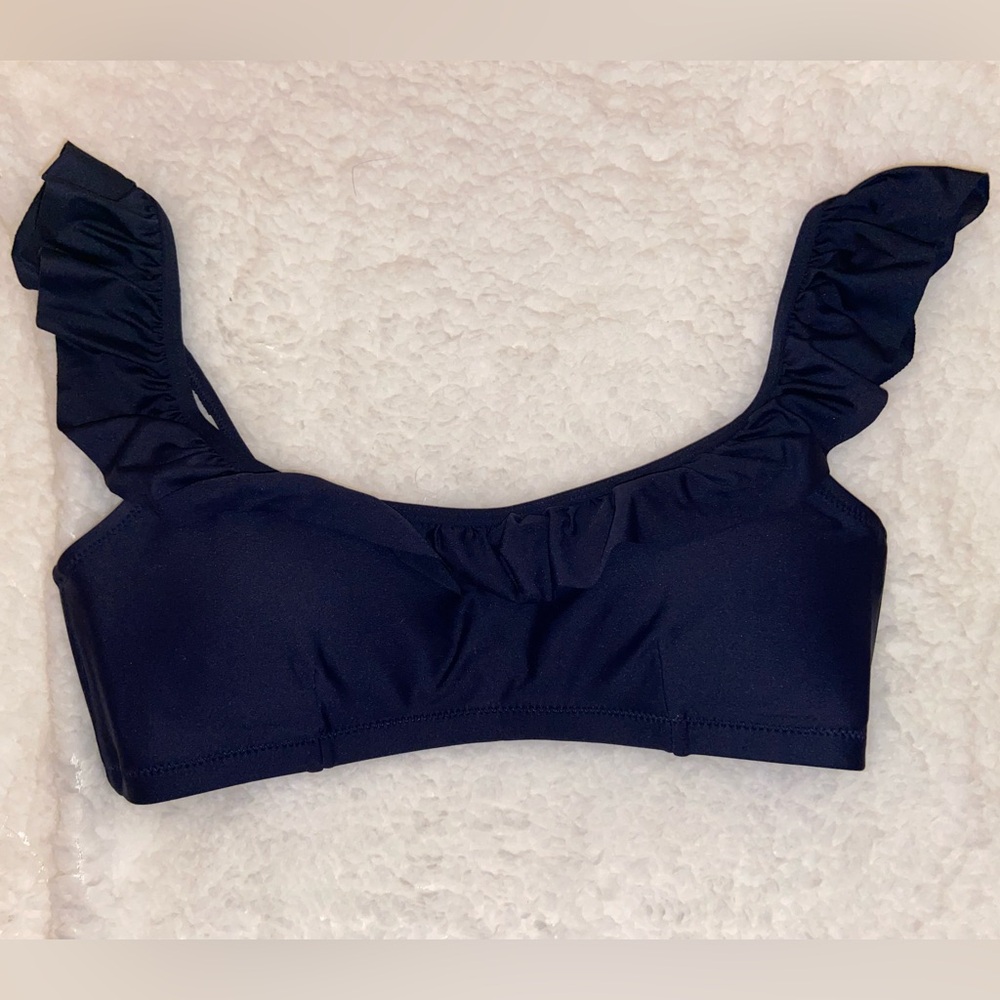 J. Crew Navy Bikini Top